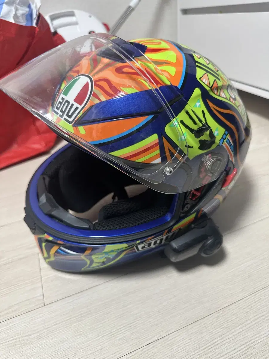 agv k3 풀페이스 헬멧 판매합니다 세나포함 m사이즈